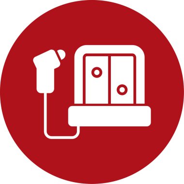 Elektrikli pompa vektör simgesi