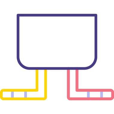 Vektör illüstrasyonu, simge ögesi biçimi