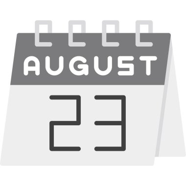 Takvim simgesi tasarımı, vektör illüstrasyonu