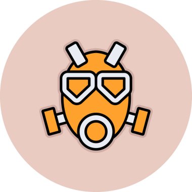 vektör gaz maskesi ico