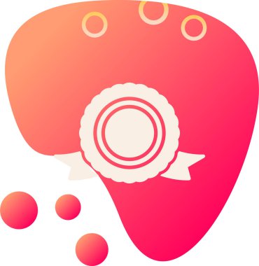 Beyin. Web simgesi vektör illüstrasyonu