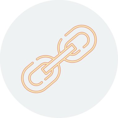 zincir simge vektör çizim