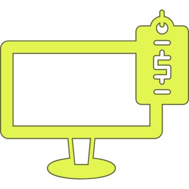 Boş işaret simgesinin basit vektör illüstrasyonu