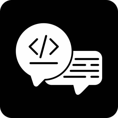 bir ileti ile konuşma balonu