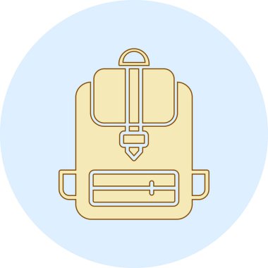 seyahat simgesi vektör çizimi