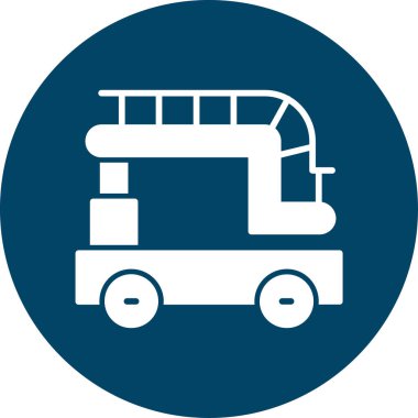 kamp ikonu vektör illüstrasyonu