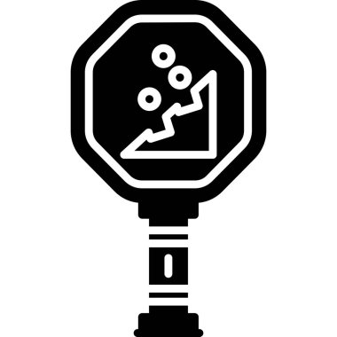 Trafik ışığı simgesi, vektör illüstrasyonu basit tasarım