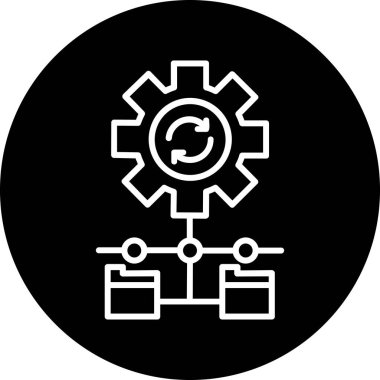 Vektör ayarı Simge illüstrasyonu