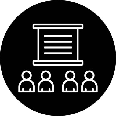 İnsan simgesinin vektör illüstrasyonu