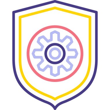 Modern simgenin vektör illüstrasyonu