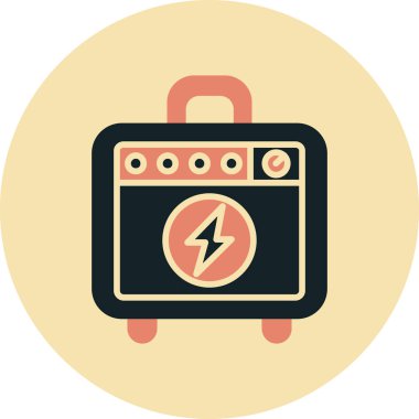 pil şarj vektörü simgesi