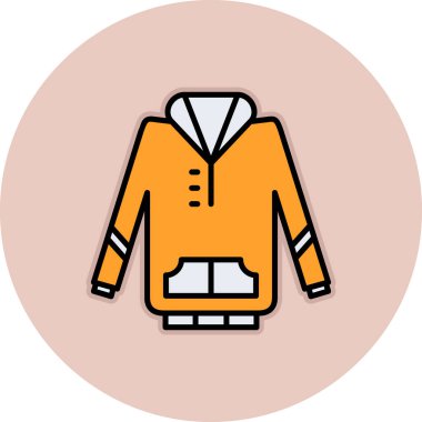 Şeffaf bir arkaplanda ceket vektör çizimi. Birinci kalite semboller. kavram ve grafik tasarımı için vektör çizgisi düz simgesi.