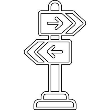 Yönlendirme yolu simgesi, özet biçimi