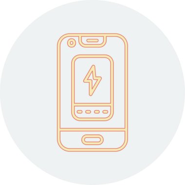 akıllı telefon simgesi vektör illüstrasyonu