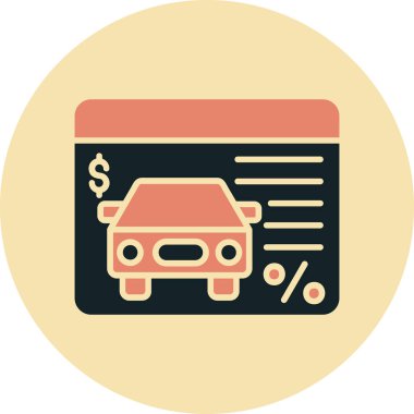 sigorta ikonu vektör illüstrasyonu