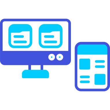 seo modern simgesinin vektör illüstrasyonu