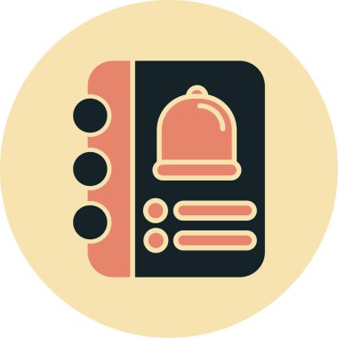 Gıda simgesinin vektör illüstrasyonu