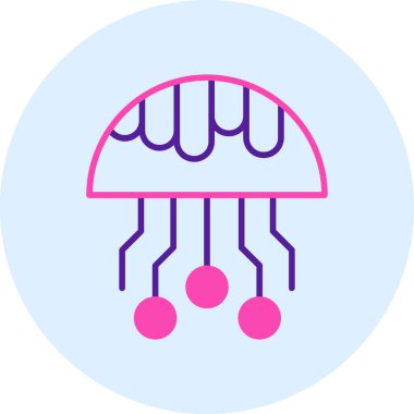 Çizgi film simgesinin vektör çizimi