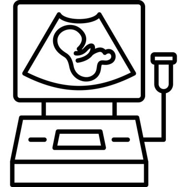 ultrason ultrason simgesi, özet biçimi