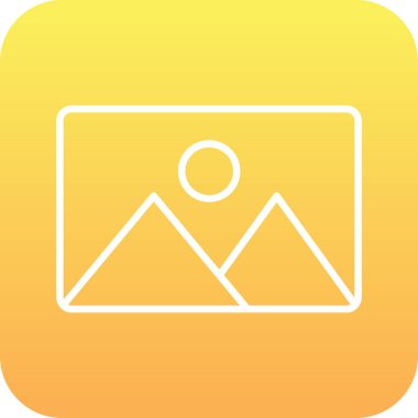 Modern bir simgenin vektör illüstrasyonu