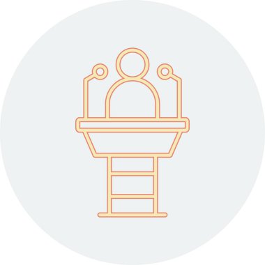 Modern simgenin vektör illüstrasyonu