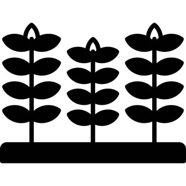 bitki simgesi vektör illüstrasyonu