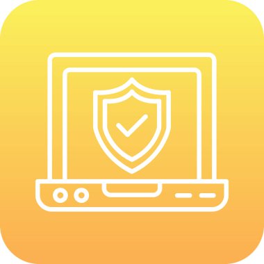 bilgisayar simgesi vektör illüstrasyonu