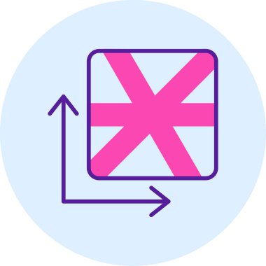 Çin ikonu bayrağının vektör illüstrasyonu