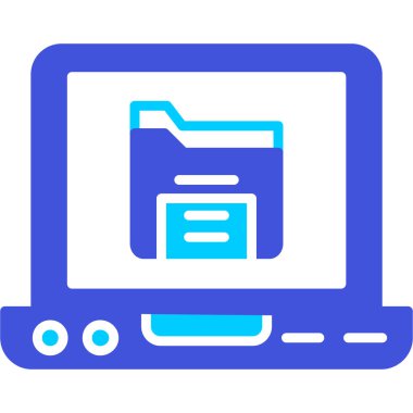 dizin web renk ikonu vektör illüstrasyonu