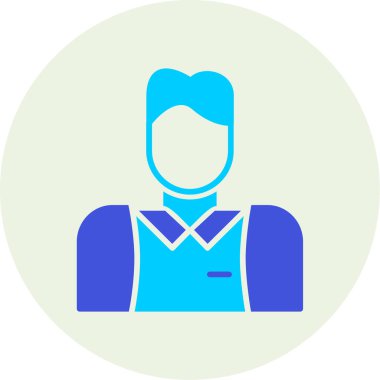 avatar. Web simgesi basit illüstrasyon