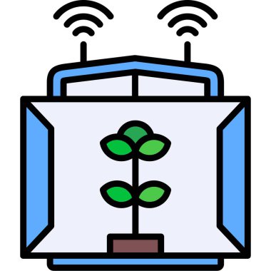 bilgisayar ağı simgesi, vektör illüstrasyonu