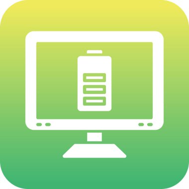 Eşsiz Laptop Vektör Satır Simgesi