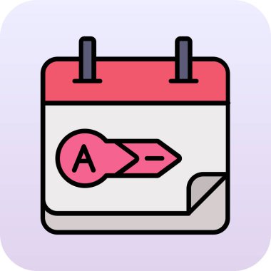 Beyaz arkaplanda izole edilmiş 44. tarih simgesiyle ana hatlı takvim dolduruldu. Bağımsızlık günün kutlu olsun. 14 Temmuz vektörü.