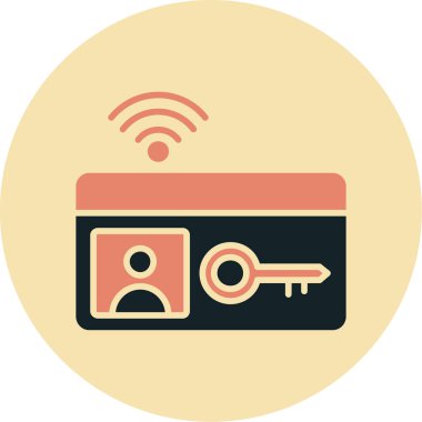 Modern simgenin vektör illüstrasyonu