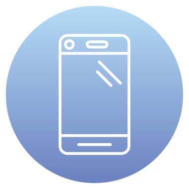 cep telefonu ikonu vektör illüstrasyonu