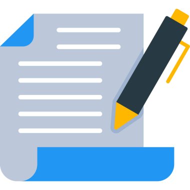 belge kağıt simgesi ile doldurulmuş - özet biçimi