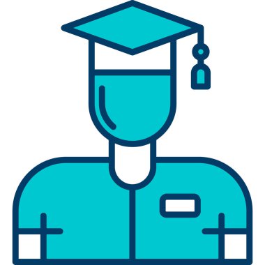 Eğitim simgesi vektör illüstrasyonu