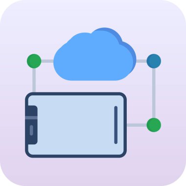 veri paylaşım simgesi, modern vektör illüstrasyonu