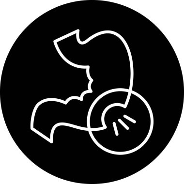 Bebek modern simgesinin vektör illüstrasyonu