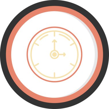 Modern bir saatin vektör çizimi