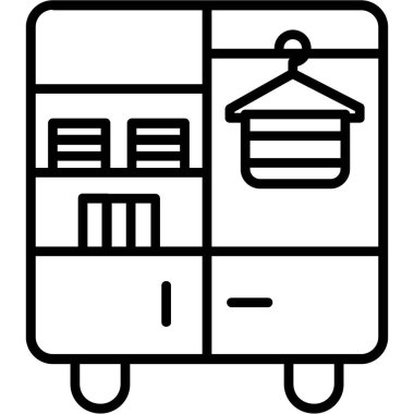 dükkan simgesi vektör illüstrasyonu