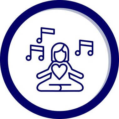 Kadın. Web simgesi basit illüstrasyon