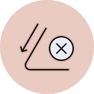 ok vektör simgesi modern illüstrasyon