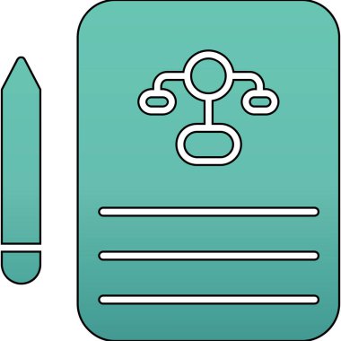 kalem simgesinin vektör illüstrasyonu