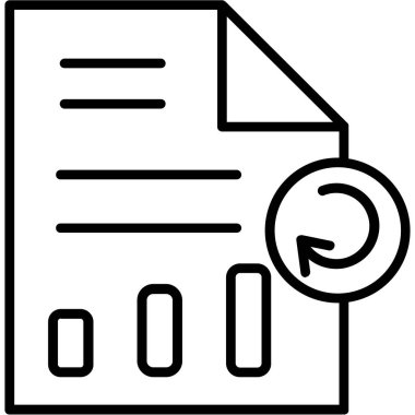 Belge. Web simgesi basit tasarım