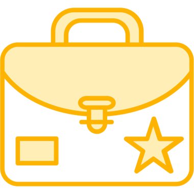 İş büyük simge vektör çizim