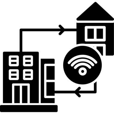 wifi simgesi vektör illüstrasyonu
