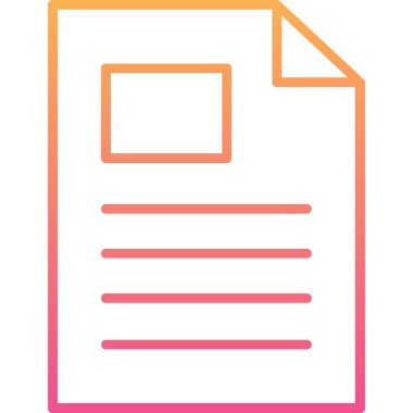 dosya belge vektör simgesi