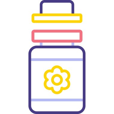 şişe simgesi vektör illüstrasyonu