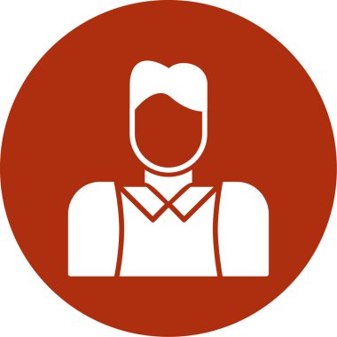 Modern kadın simgesinin vektör illüstrasyonu